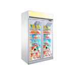Congelatore refrigerato dritto della vetrina del supermercato R290