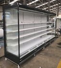 Refrigeratore aperto dritto dell'esposizione della bevanda della cortina d'aria dell'esposizione del supermercato della Multi-piattaforma aperta commerciale del frigorifero