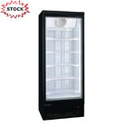 Congelatore di frigorifero commerciale con la singola vetrina di vetro del congelatore verticale della porta per il supermercato
