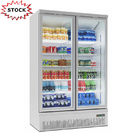 Frigorifero e congelatore di vetro di raffreddamento veloci del supermercato del frigorifero del banco di mostra del refrigeratore della porta