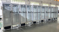 Contenitore per esposizione dritto di /refrigeration del dispositivo di raffreddamento del frigorifero commerciale della doppia porta
