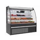 Refrigeratore più fresco di stoccaggio dell'esposizione di refrigerazione dell'alimento della cortina d'aria di Front Open Vertical del supermercato