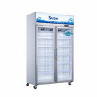 Congelatore verticale montato superiore dell'esposizione di compresor con alta qualità per il supermercato