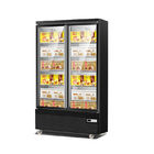 frigorifero e congelatore dell'esposizione refrigerati bevanda dritta di vetro della porta dell'oscillazione 35cuft