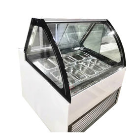 Esposizione del congelatore della vetrina del gelato dell'attrezzatura di refrigerazione con CE