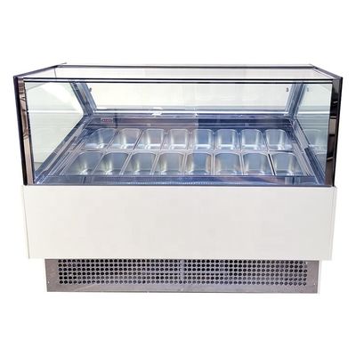 congelatore di frigorifero italiano dell'esposizione del gelato di 1.8m