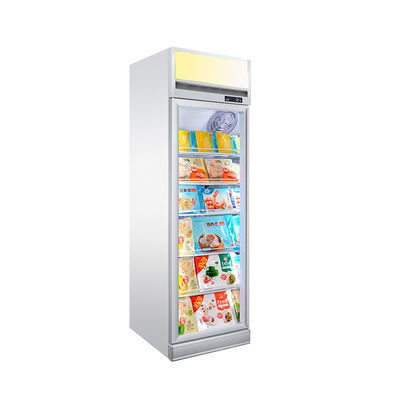Congelatore di vetro di congelamento dritto della vetrina della porta del gelato 450L